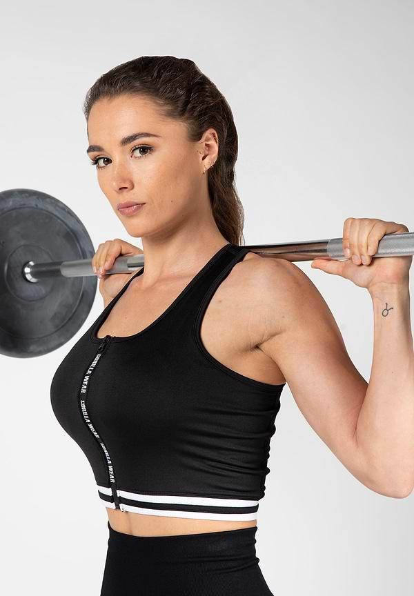 Gorilla Wear Mesa Zip Top - Black