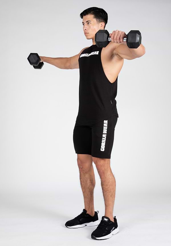 Gorilla Wear Milo Drop Armhole Tank Top - Black