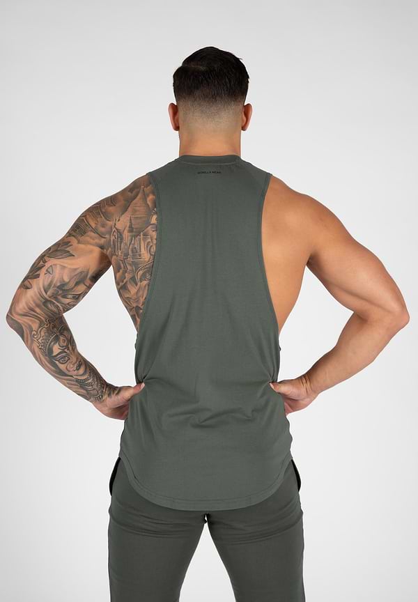 Gorilla Wear Milo Drop Armhole Tank Top - Green