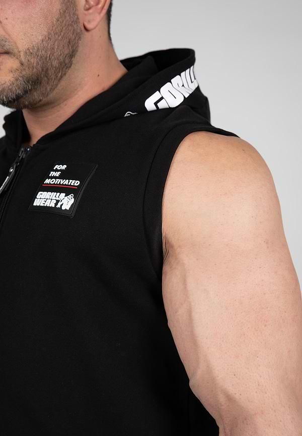 Gorilla Wear Milwaukee S/L Zipped Hoodie - Black