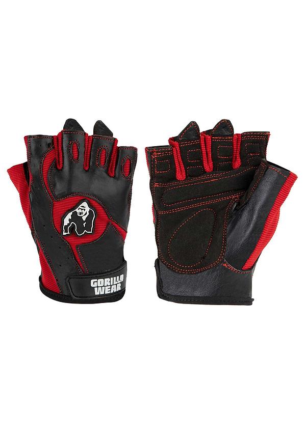 gorilla wear Mitchell Training Gloves - Black/Red