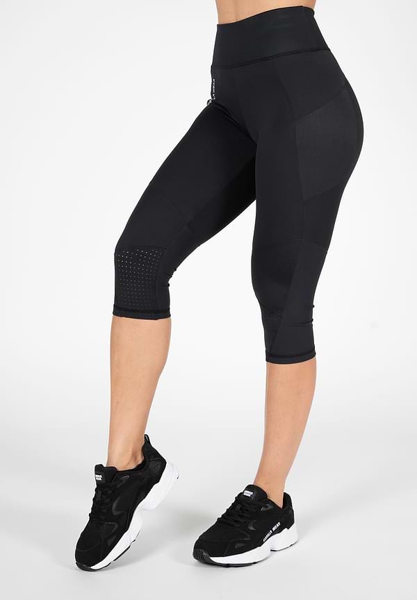 gorilla wear Monroe Cropped Leggings - Black