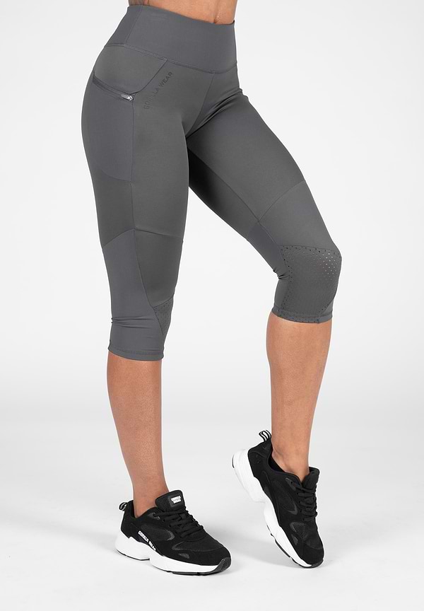Gorilla Wear Monroe Cropped Leggings - Gray
