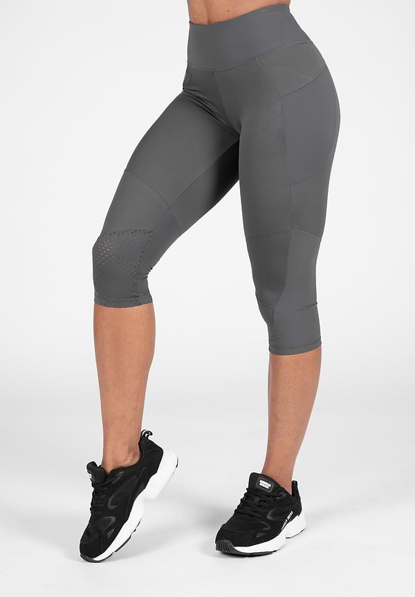 gorilla wear Monroe Cropped Leggings - Gray