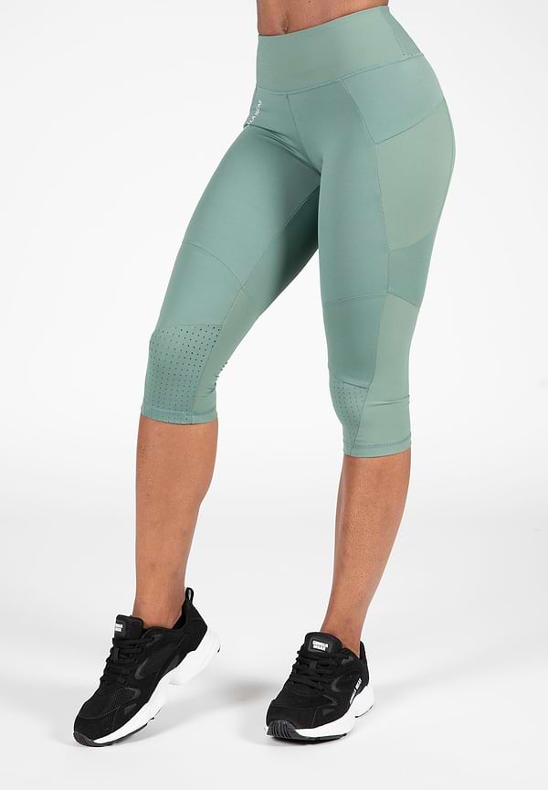 gorilla wear Monroe Cropped Leggings - Green