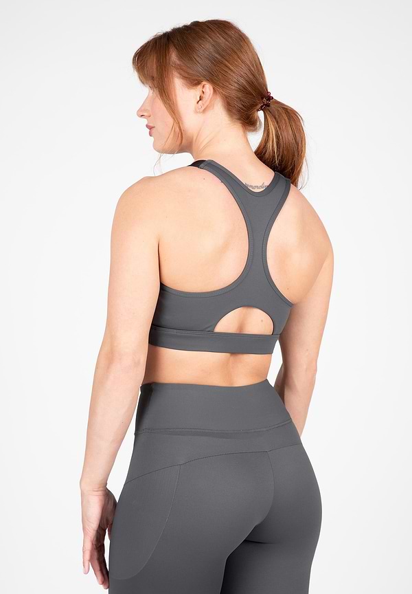 Gorilla Wear Monroe Sports Bra - Gray