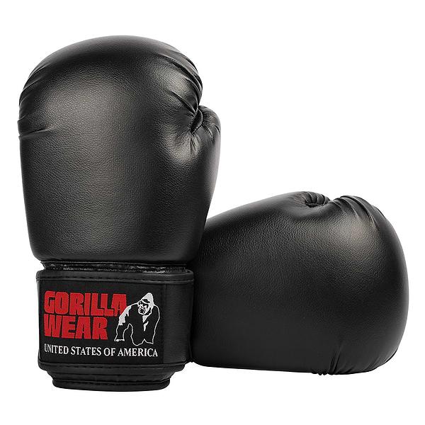 Gorilla Wear Mosby Boxing Gloves - Black