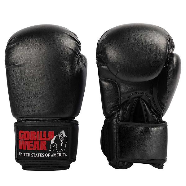 Gorilla Wear Mosby Boxing Gloves - Black