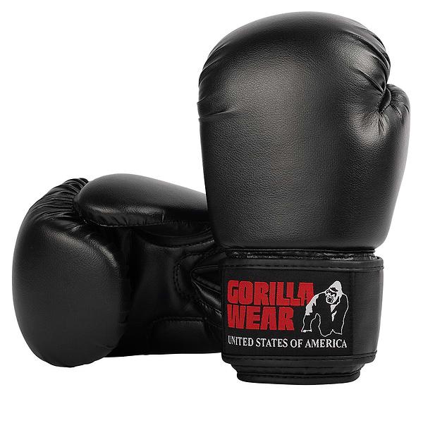 Gorilla Wear Mosby Boxing Gloves - Black
