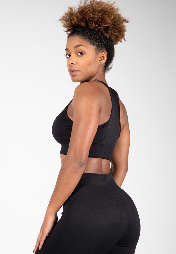 Gorilla Wear Neiro Seamless Sports Bra - Black
