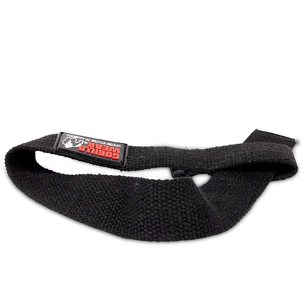Gorilla Wear Non-Padded Lifting Straps - Black