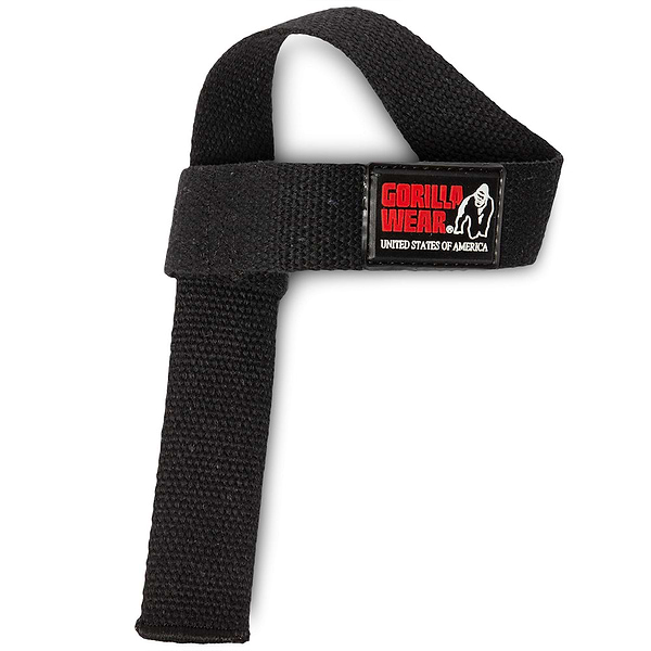 Gorilla Wear Non-Padded Lifting Straps - Black