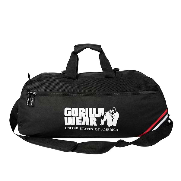 Gorilla Wear Norris Hybrid Gym Bag/Backpack - Black
