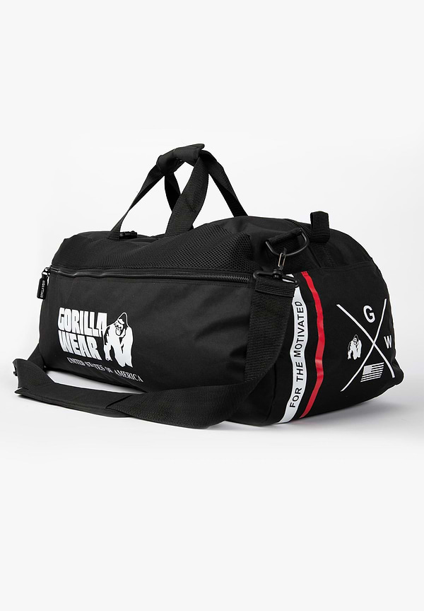 gorilla wear Norris Hybrid Gym Bag/Backpack - Black