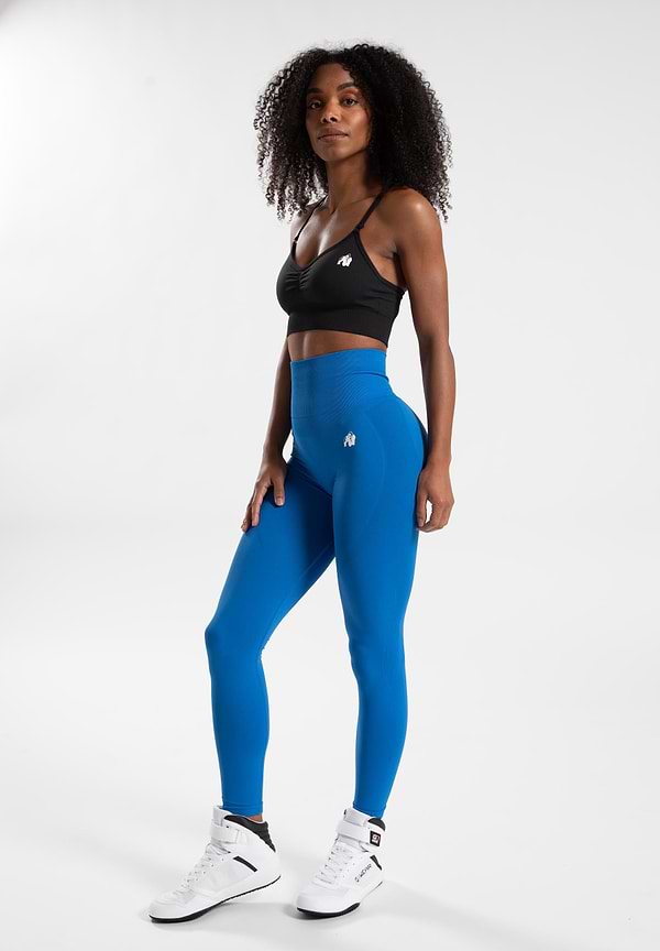 Gorilla Wear Olivia Seamless Leggings - Blue