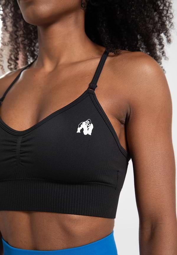 Gorilla Wear Olivia Seamless Sports Bra - Black