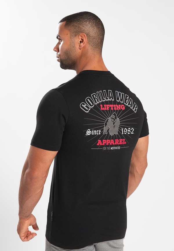 gorilla wear Oregon T- Shirt-Black