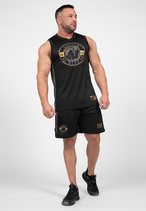 Gorilla Wear Orlando Jersey Tank Top - Black