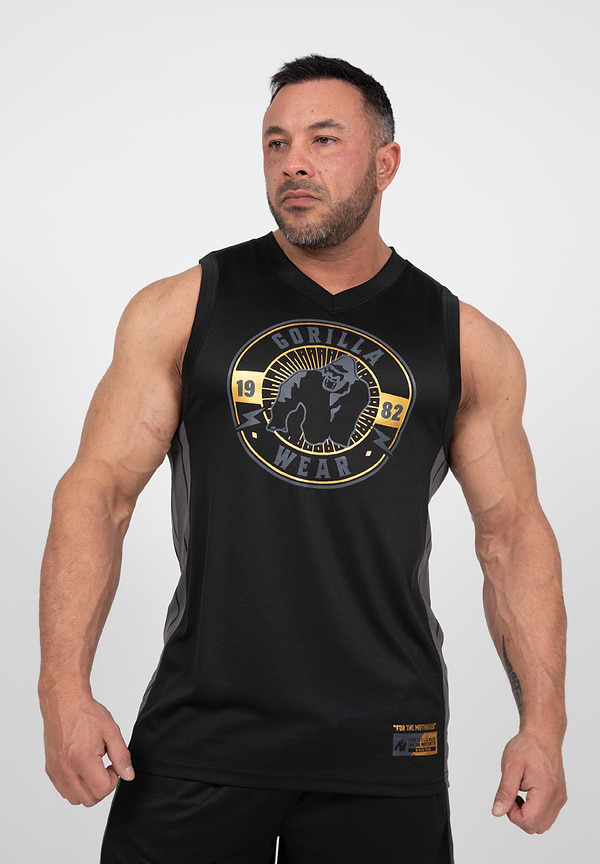 gorilla wear Orlando Jersey Tank Top - Black