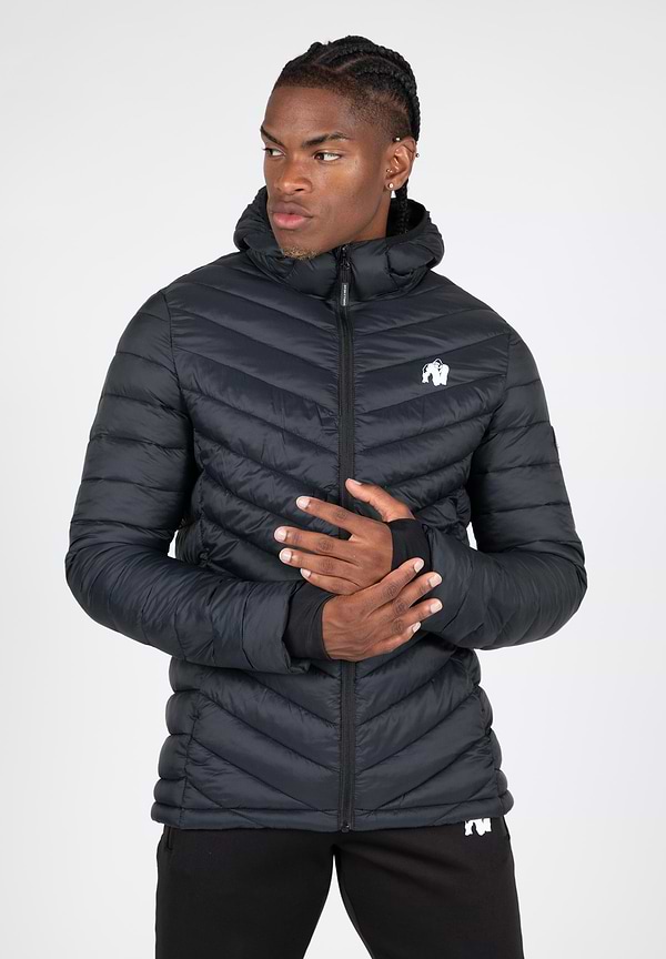gorilla wear Osborn Puffer Jacket - Black