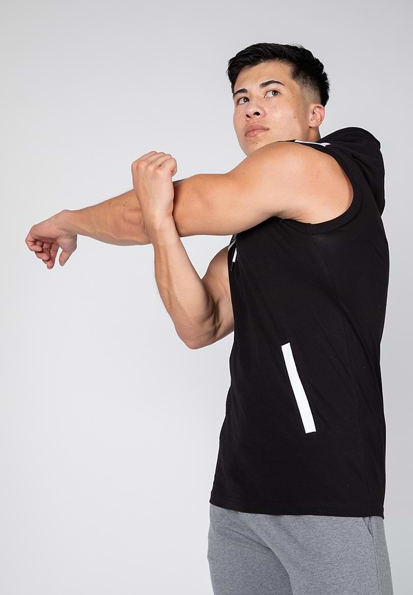 Gorilla Wear Oswego S/L Hooded T-shirt - Black