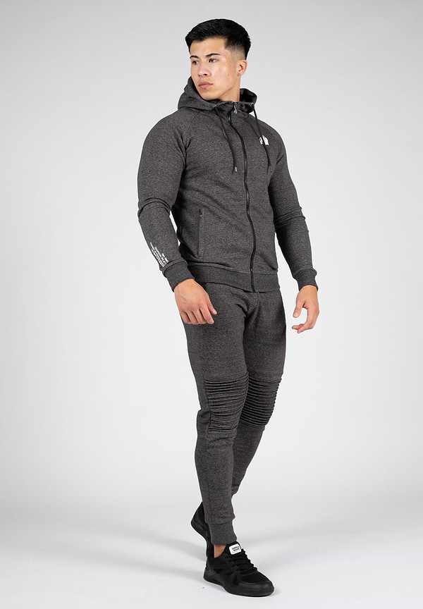 Gorilla Wear Payette Zipped Hoodie - Gray