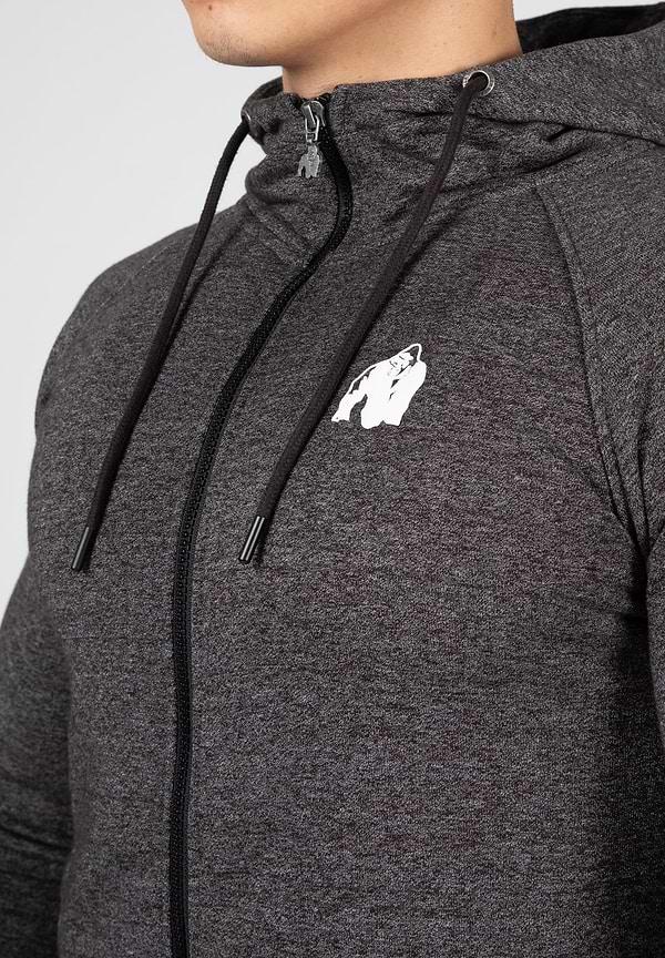 Gorilla Wear Payette Zipped Hoodie - Gray