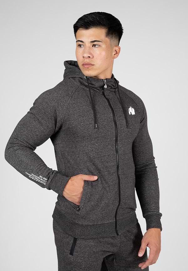 gorilla wear Payette Zipped Hoodie - Gray
