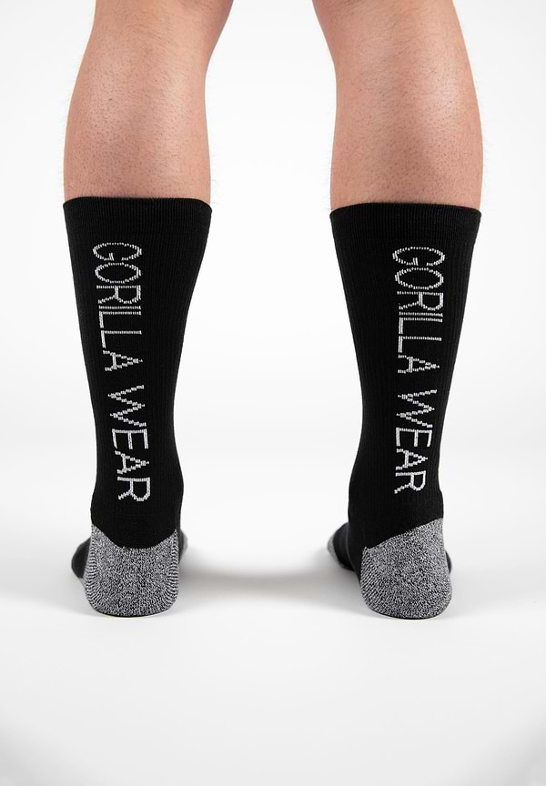 Gorilla Wear Performance Crew Socks - Black
