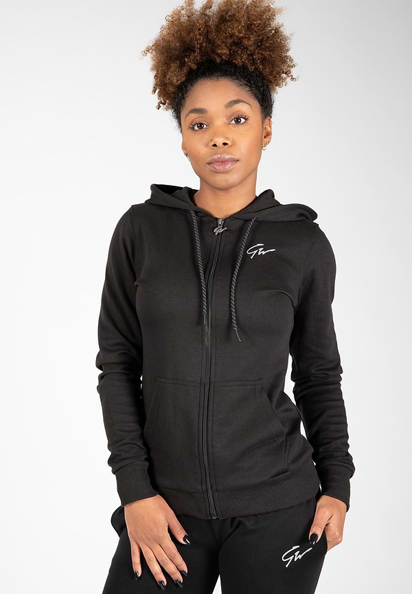 gorilla wear Pixley Zipped Hoodie - Black