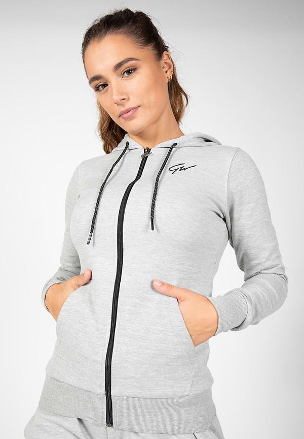 Gorilla Wear Pixley Zipped Hoodie - Gray