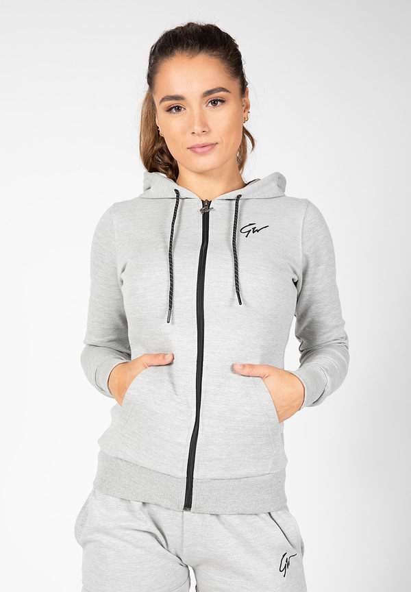 gorilla wear Pixley Zipped Hoodie - Gray