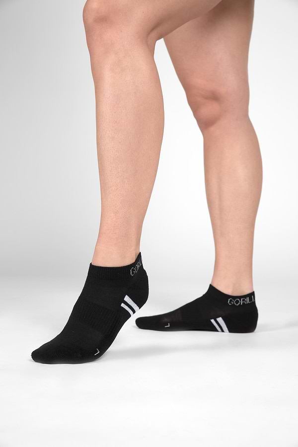 Gorilla Wear Quarter Socks 2-Pack - Black