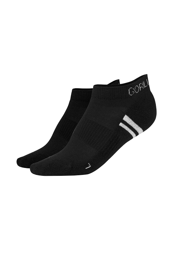gorilla wear Quarter Socks 2-Pack - Black