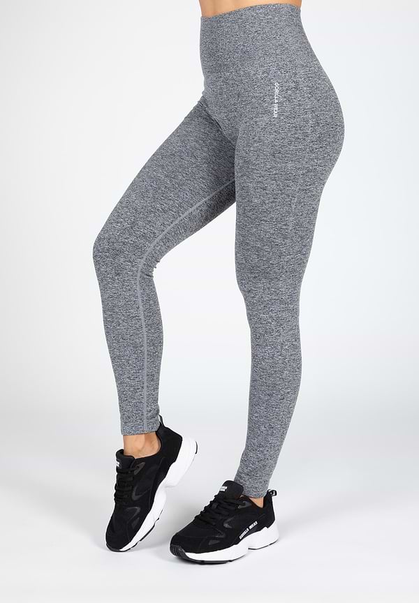 gorilla wear Quincy Seamless Leggings - Gray Melange