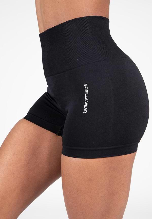 Gorilla Wear Quincy Seamless Shorts - Black