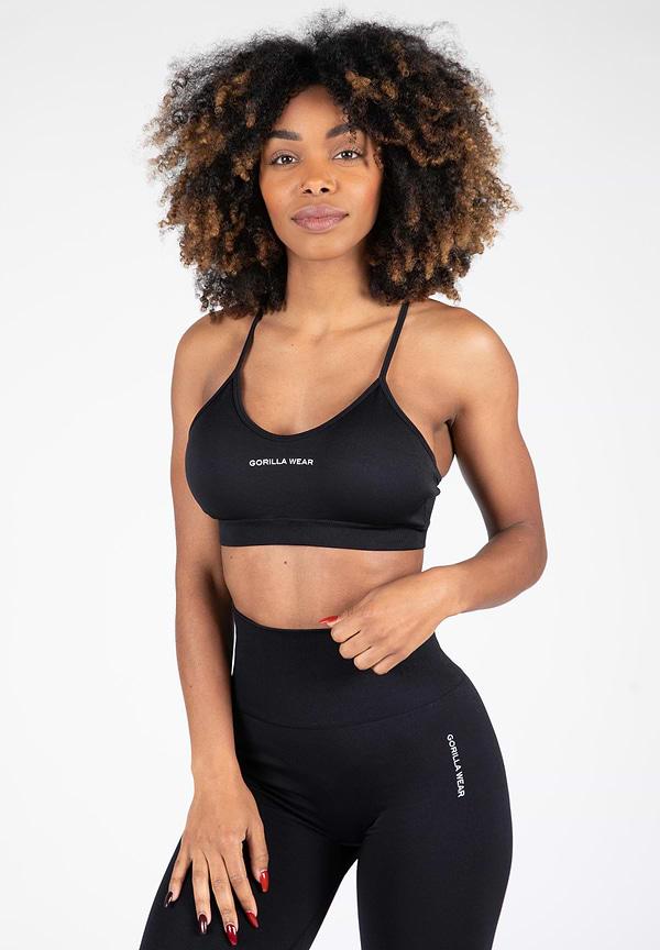 gorilla wear Quincy Seamless Sport Bra - Black