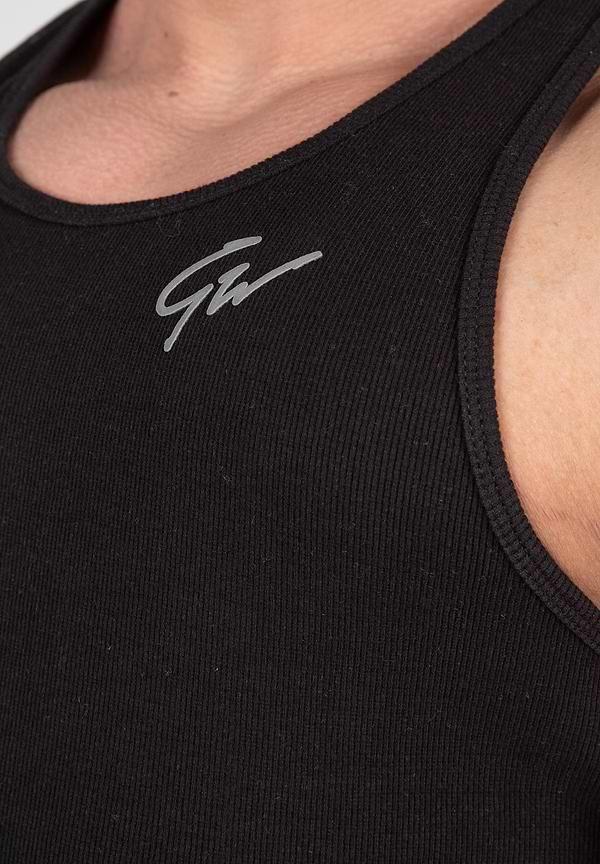Gorilla Wear Richmond Rib Tank Top - Black/Gray