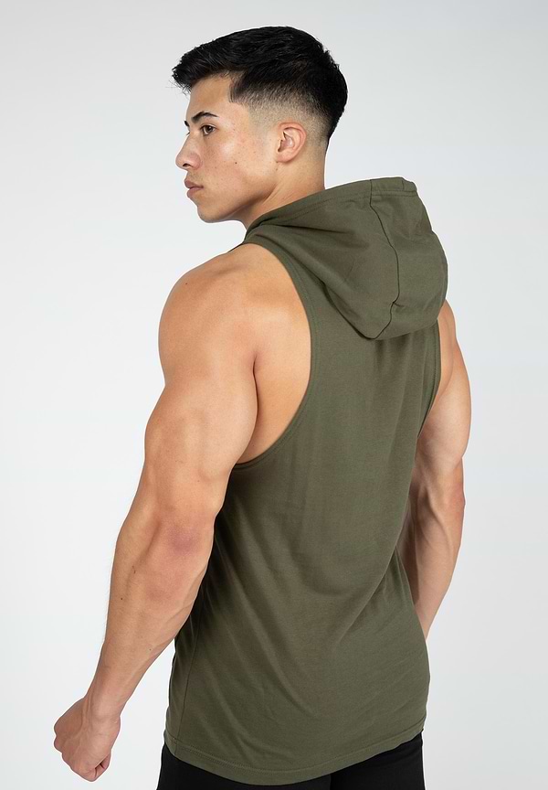Gorilla Wear Rogers Hooded Tank Top - Green