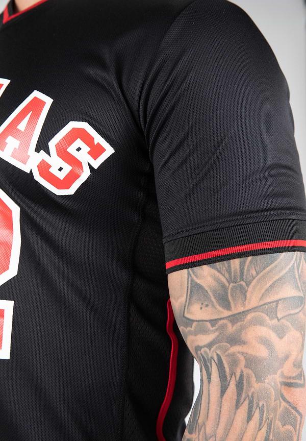 Gorilla Wear San Mateo T-shirt - Black/Red