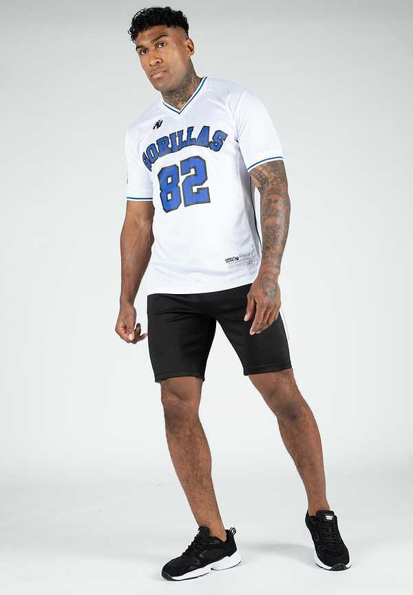 Gorilla Wear San Mateo T-Shirt - White/Blue