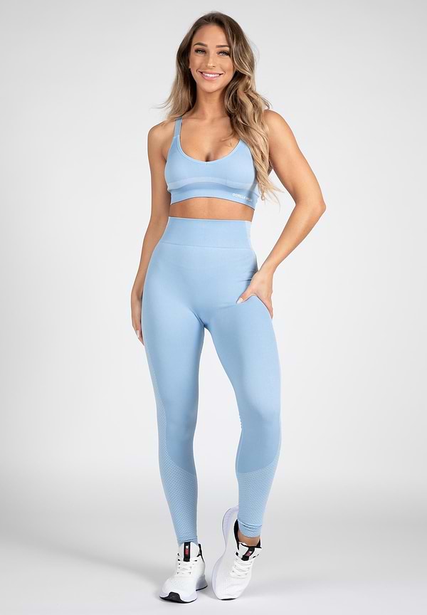 Gorilla Wear Selah Seamless Leggings - Light Blue