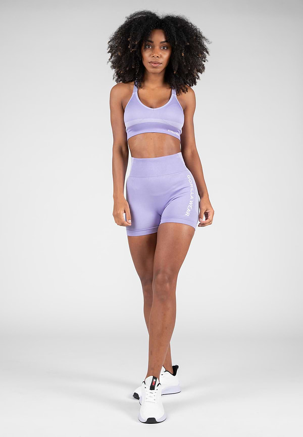 Gorilla Wear Selah Seamless Shorts - Lilac