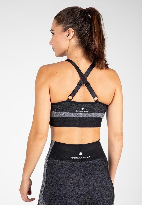 Gorilla Wear Selah Seamless Sports Bra - Black