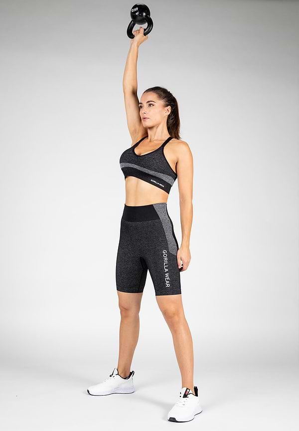 Gorilla Wear Selah Seamless Sports Bra - Black