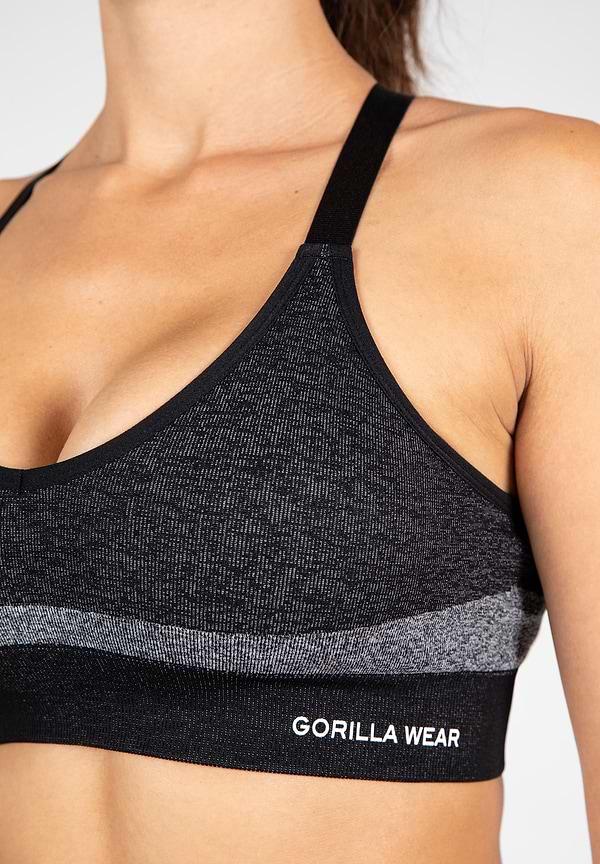 Gorilla Wear Selah Seamless Sports Bra - Black