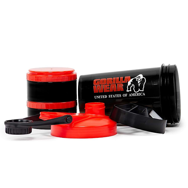 Gorilla Wear Shaker 2 GO - Black/Red