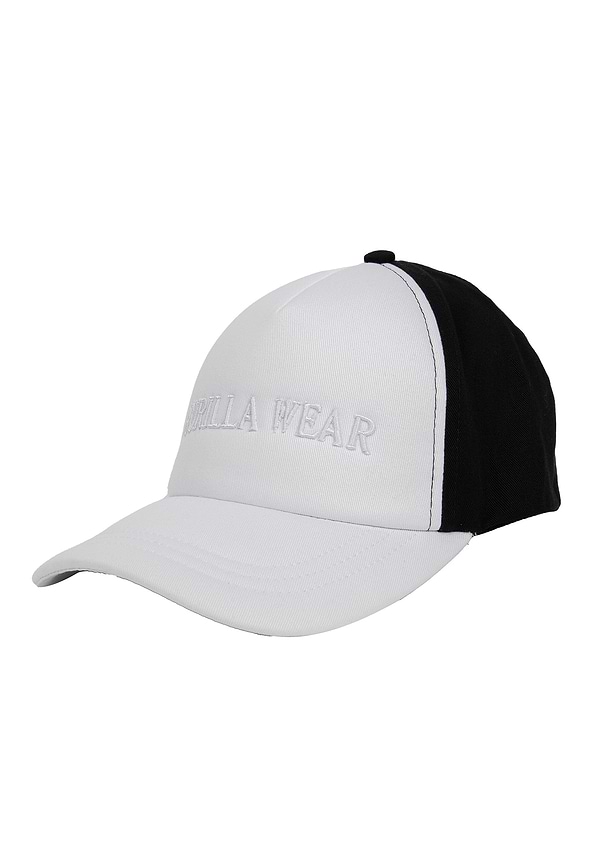 gorilla wear Sharon Ponytail Cap - White/Black