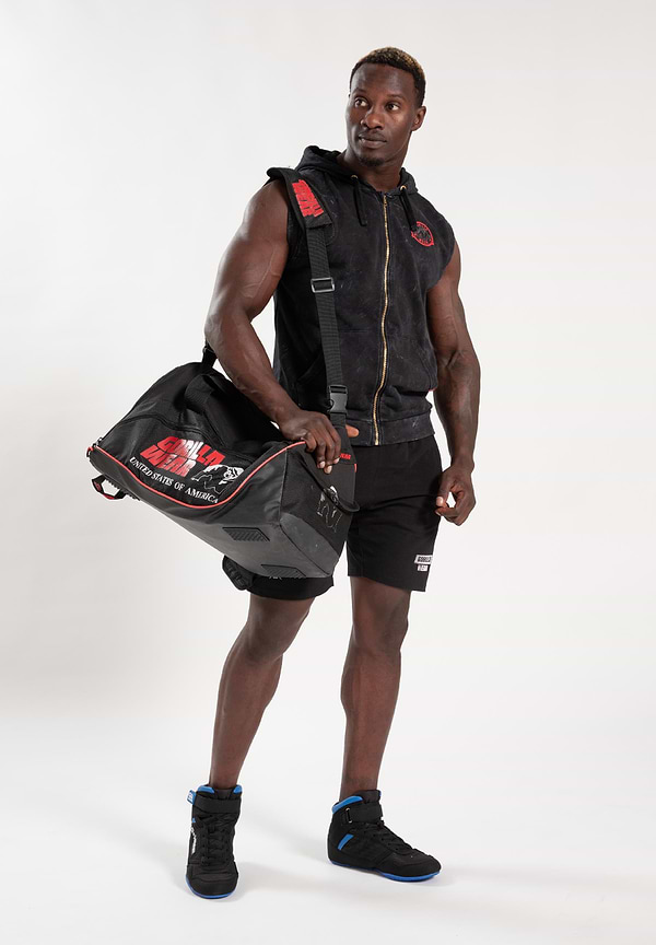 Gorilla Wear Silverdale Sleeveless Hoodie- Black