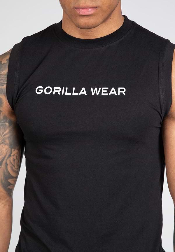 Gorilla Wear Sorrento Sleeveless T-Shirt - Black